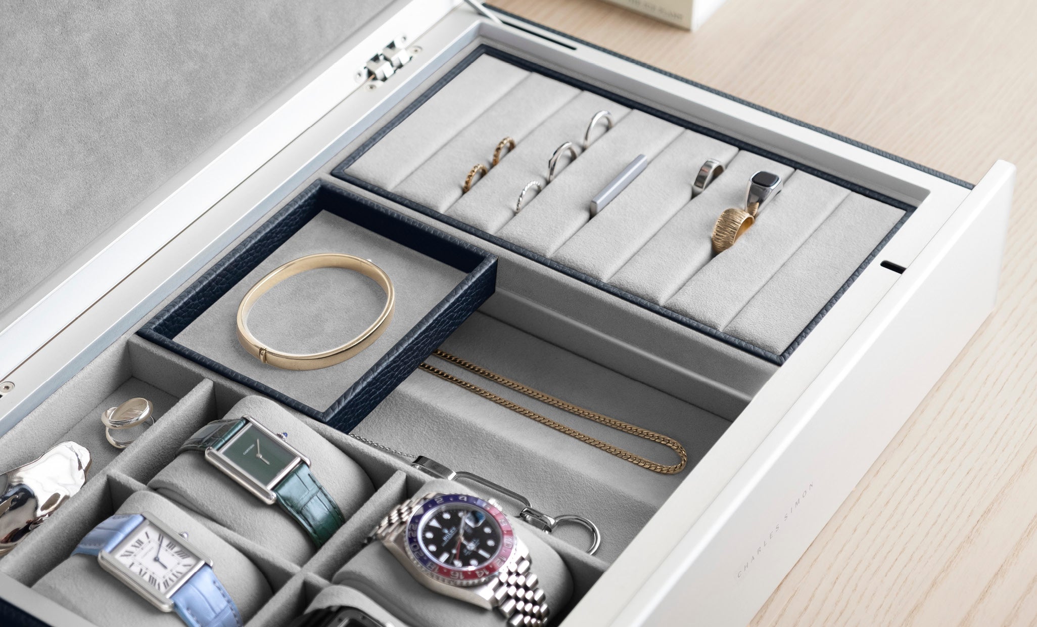 taylor 4 watch and jewelry box, luxury handmade watch and jewelry box