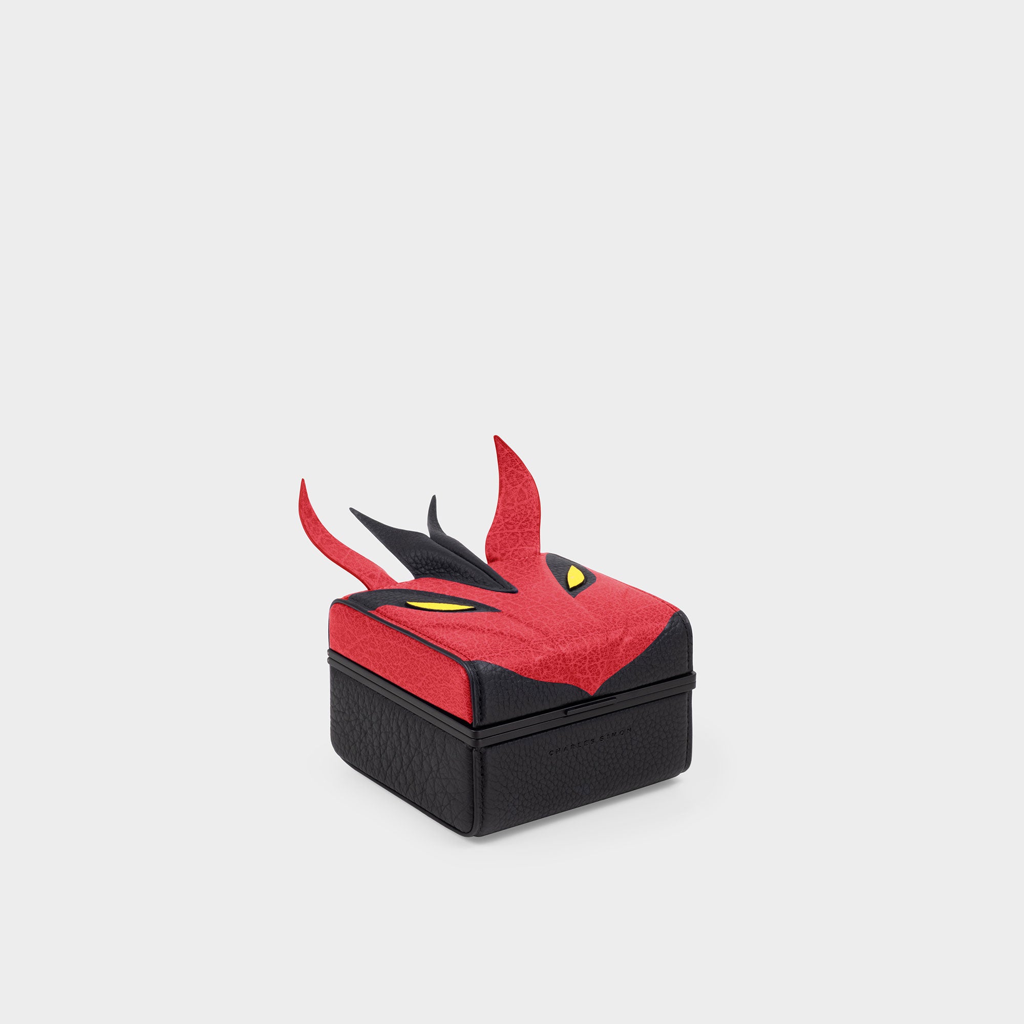 Product photo of the red dragon Eaton 1 special edition watch case. Designed to commemorate the lunar new year and year of the dragon.