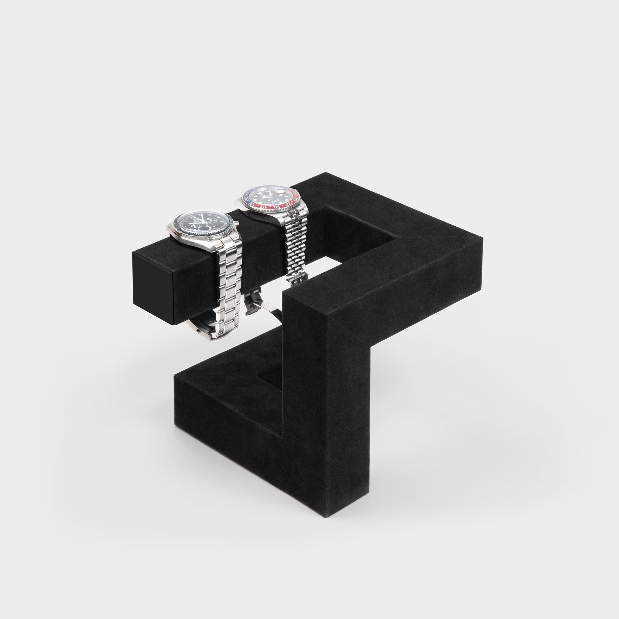 HUDSON 3 WATCH STAND - BLACK / BLACK