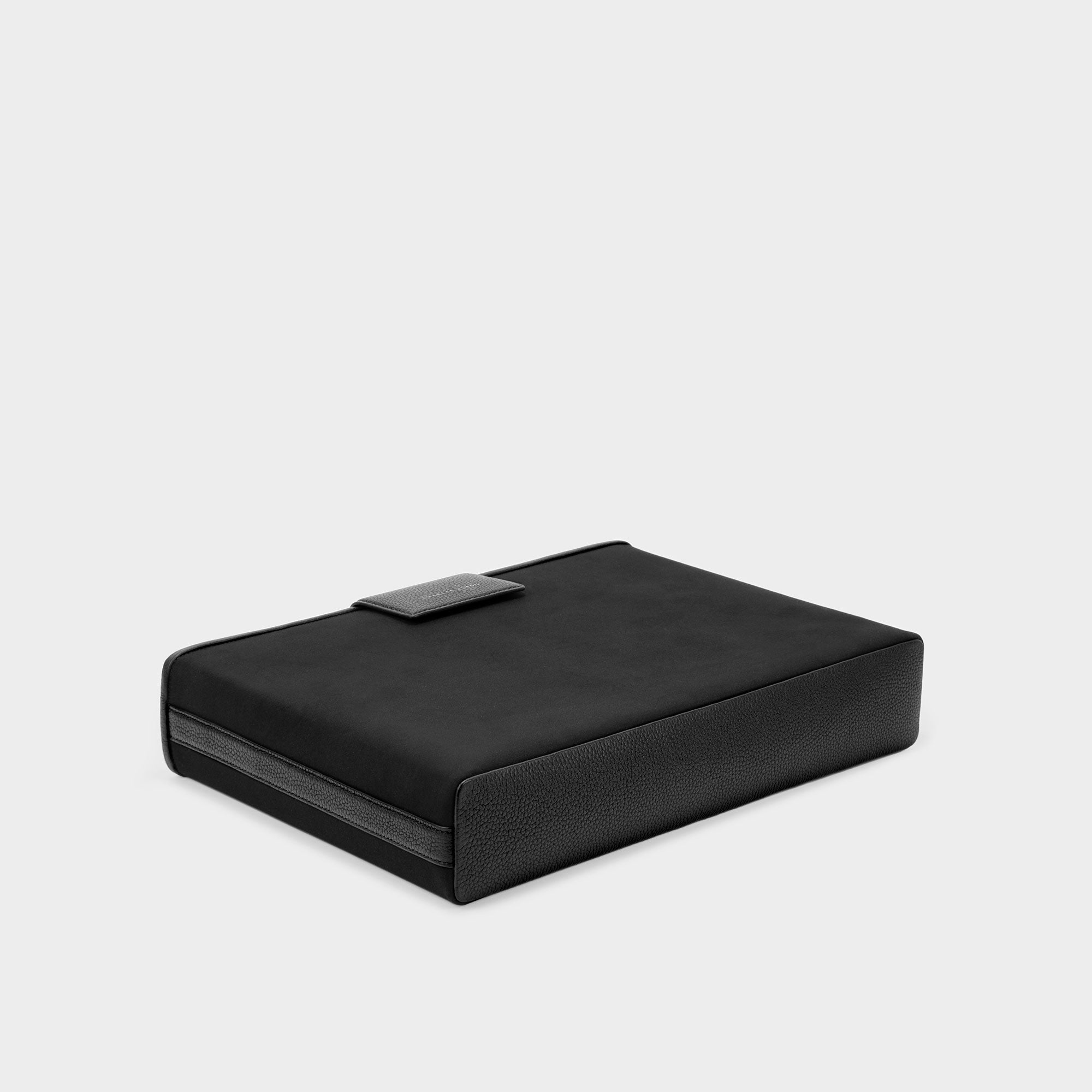 Product photo of the bottom of the black protection cover for the Mackenzie by Charles Simon.
