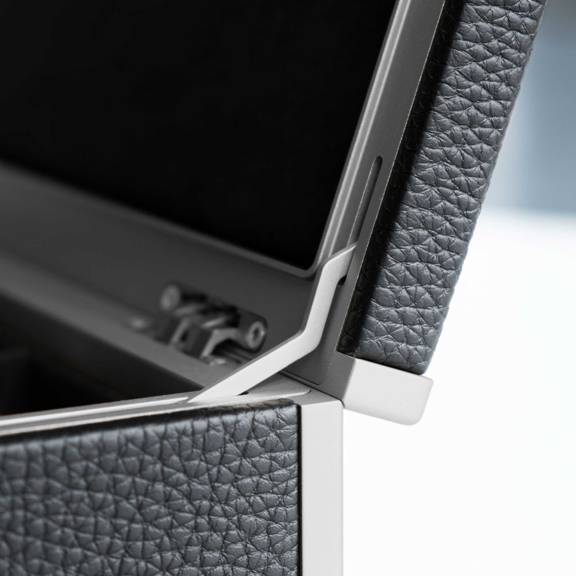 TAYLOR 2 WATCH AND JEWELRY BOX - BLACK / GREY