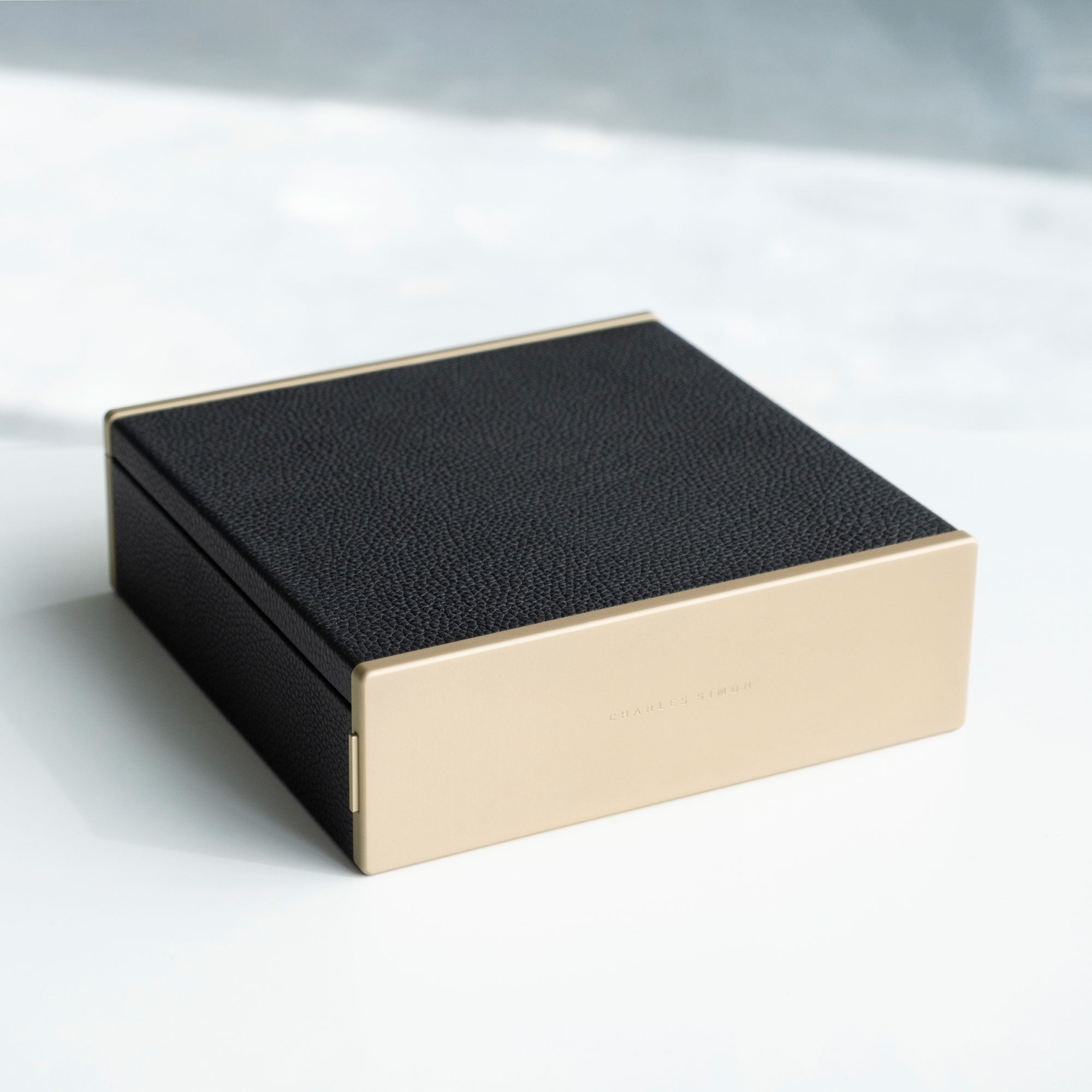 SPENCE 6 COFFRET À MONTRES - NOIR / CHAMPAGNE