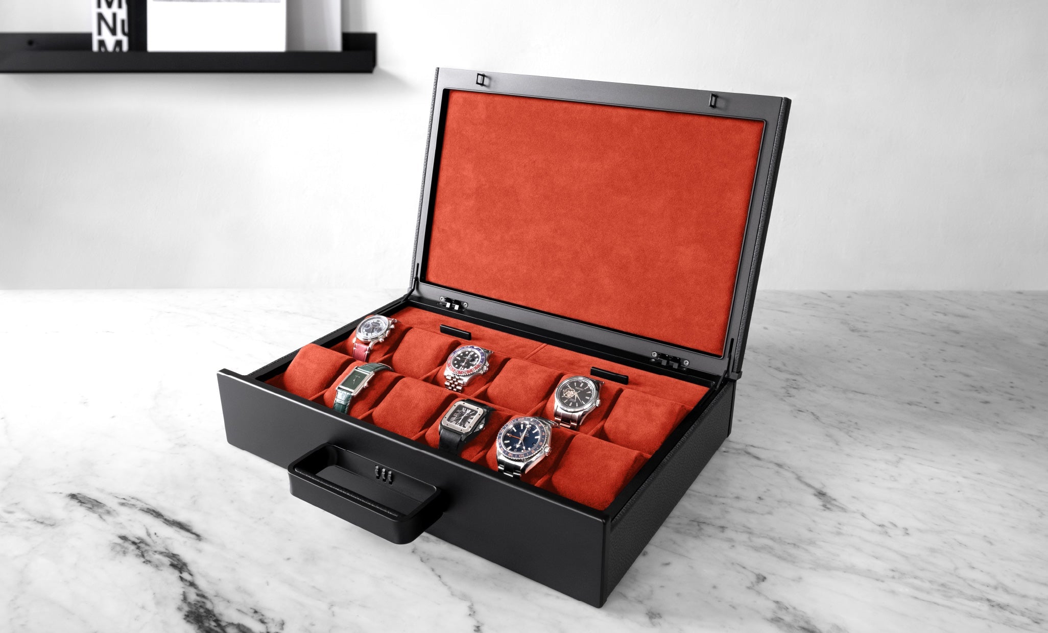 chinese lunar new year special collection of travel, business and watch accessories by Charles Simon, mackenzie watch briefcase special edition lunar new year, luxury leather accessories to celebrate chinese lunar new year