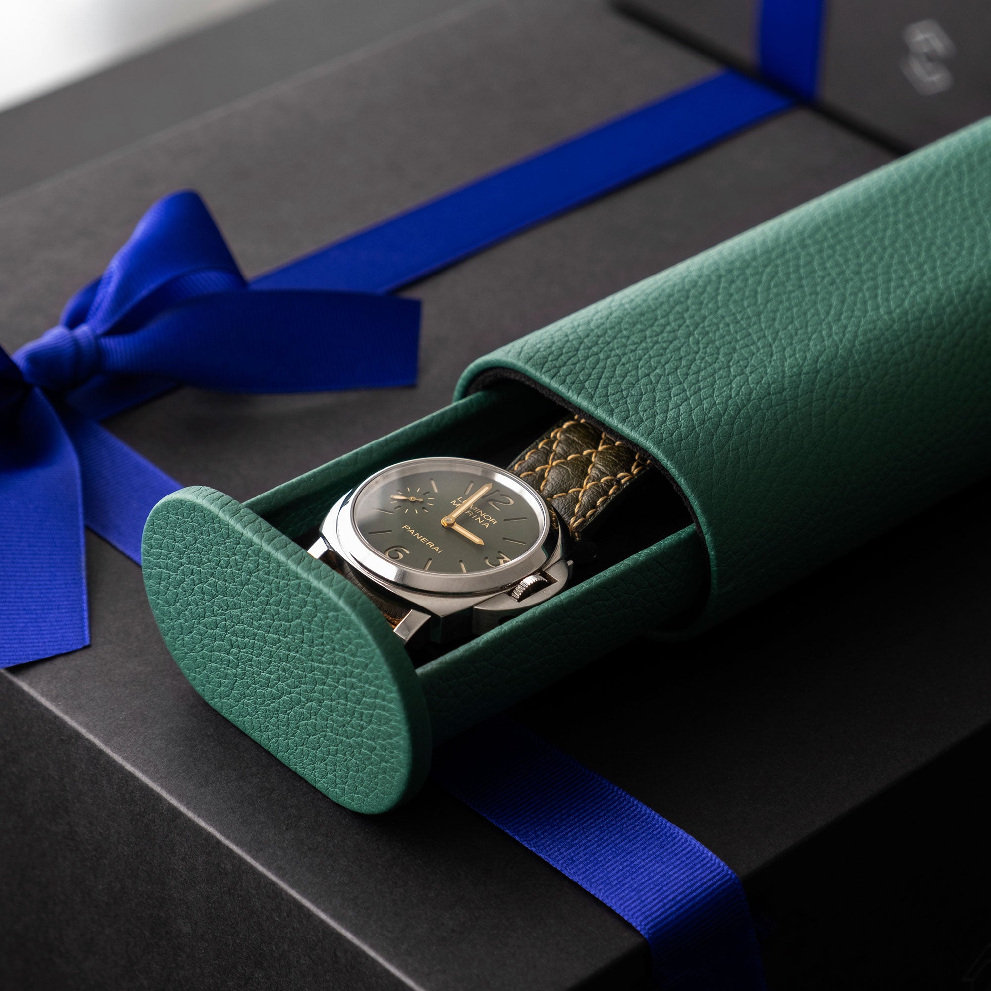 WATCH GIFT SET • THE EXPLORER - EMERALD / GREY