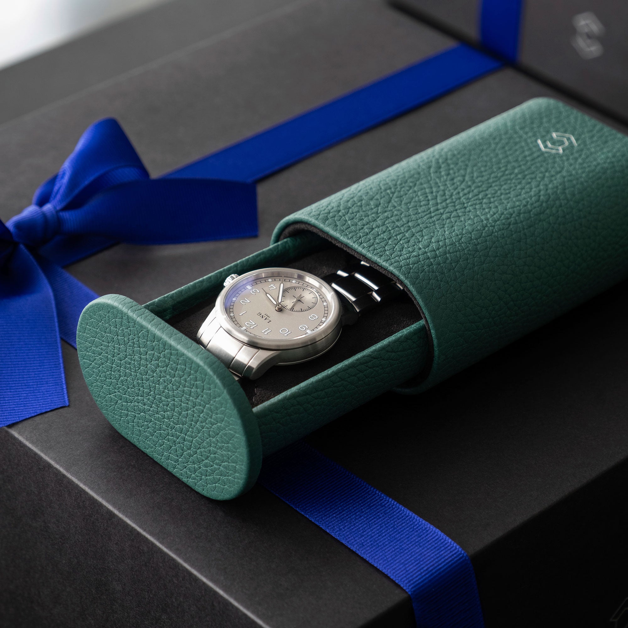 WATCH GIFT SET • THE COLLECTOR - EMERALD / GREY