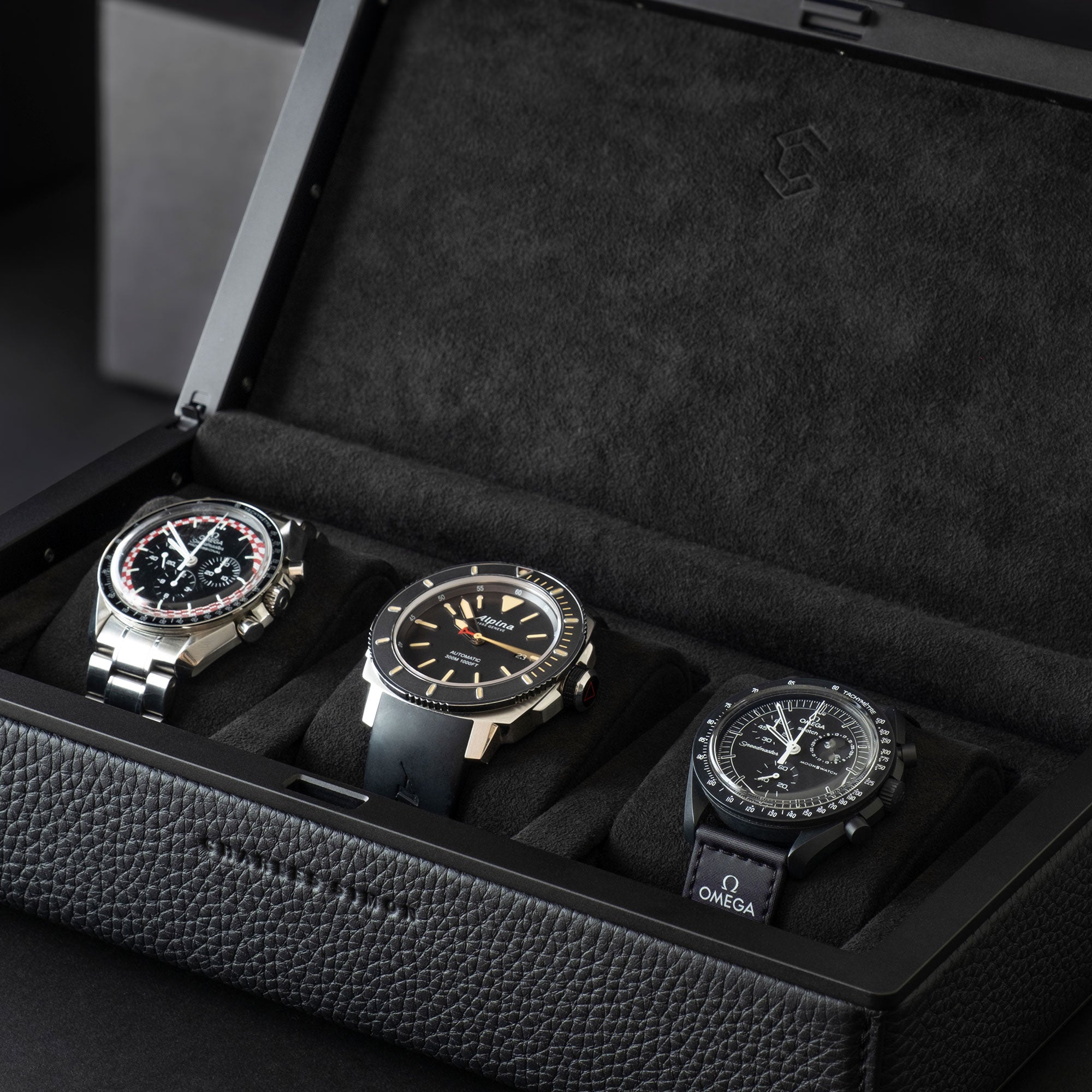 WATCH GIFT SET • THE GENTLEMAN - BLACK / BLACK