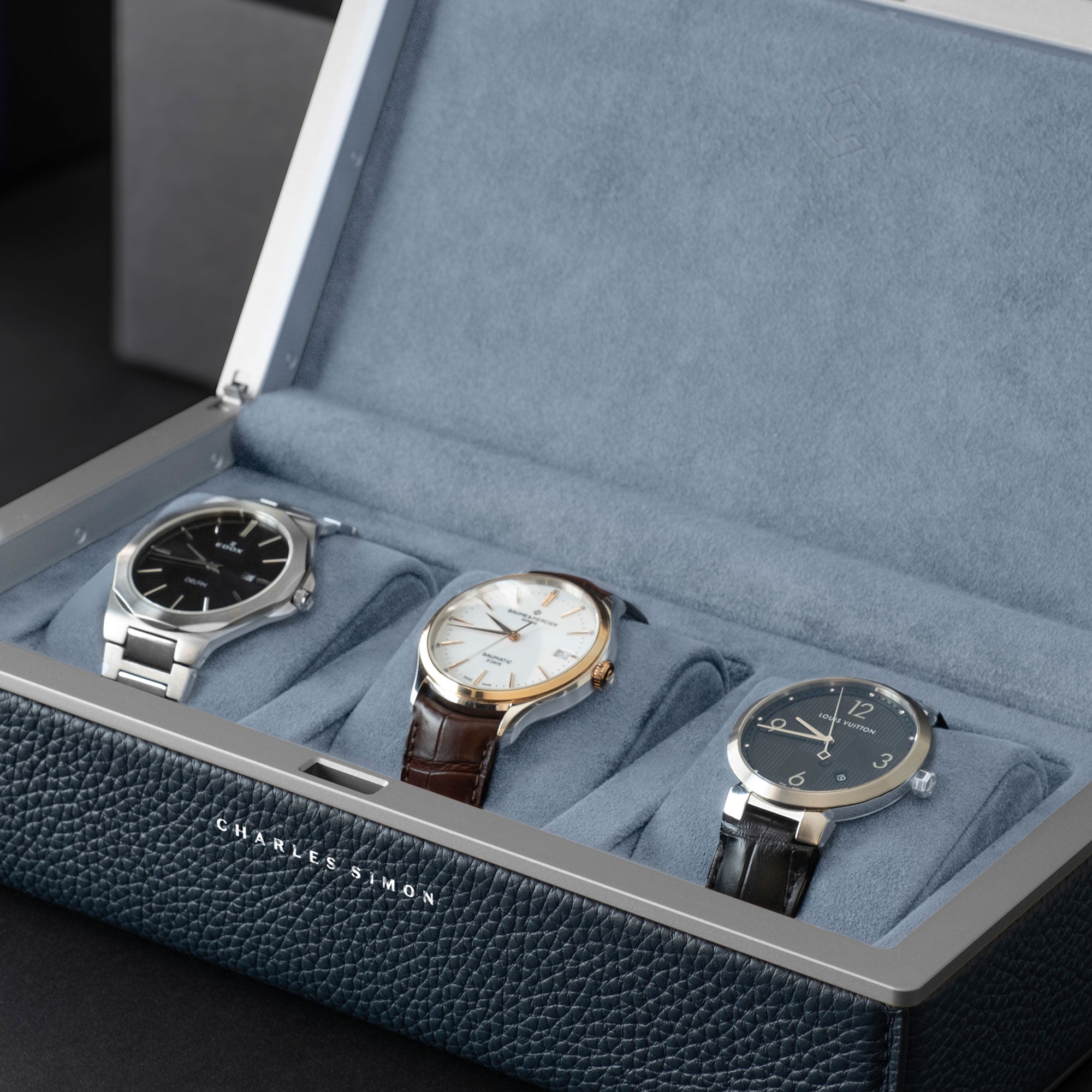 WATCH GIFT SET • THE GENTLEMAN - MARINE / GREY