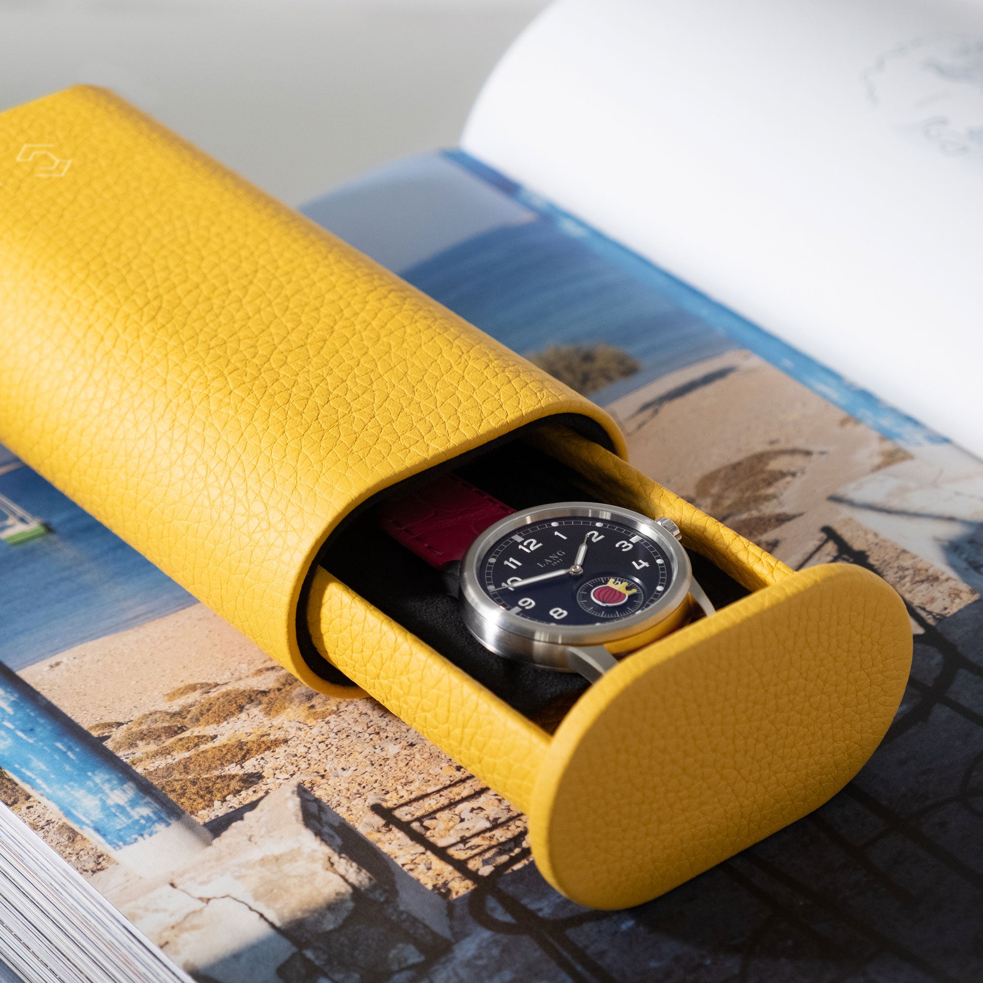 OSCAR 1 WATCH ROLL - SUNFLOWER