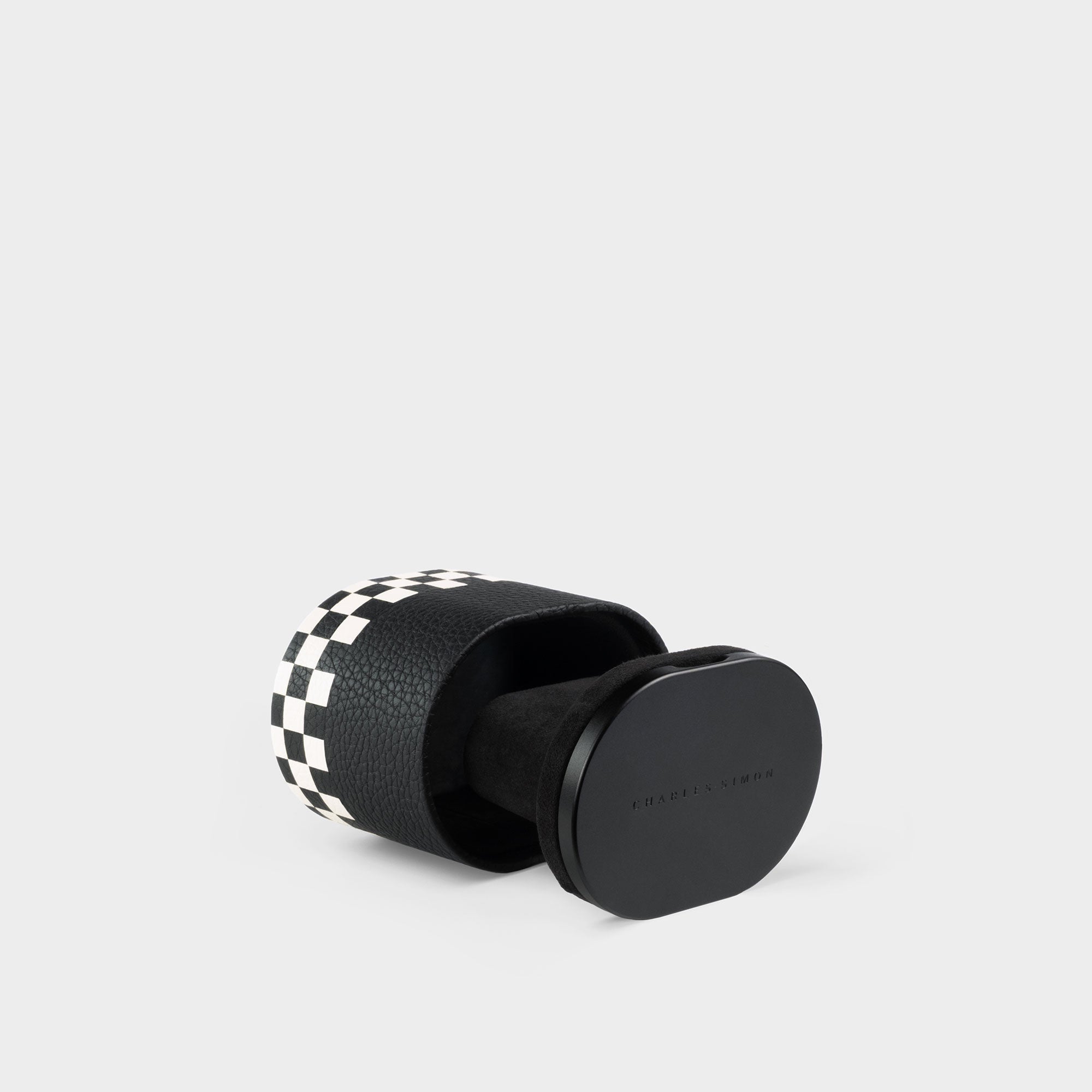THEO WATCH ROLL - BLACK-WHITE / BLACK