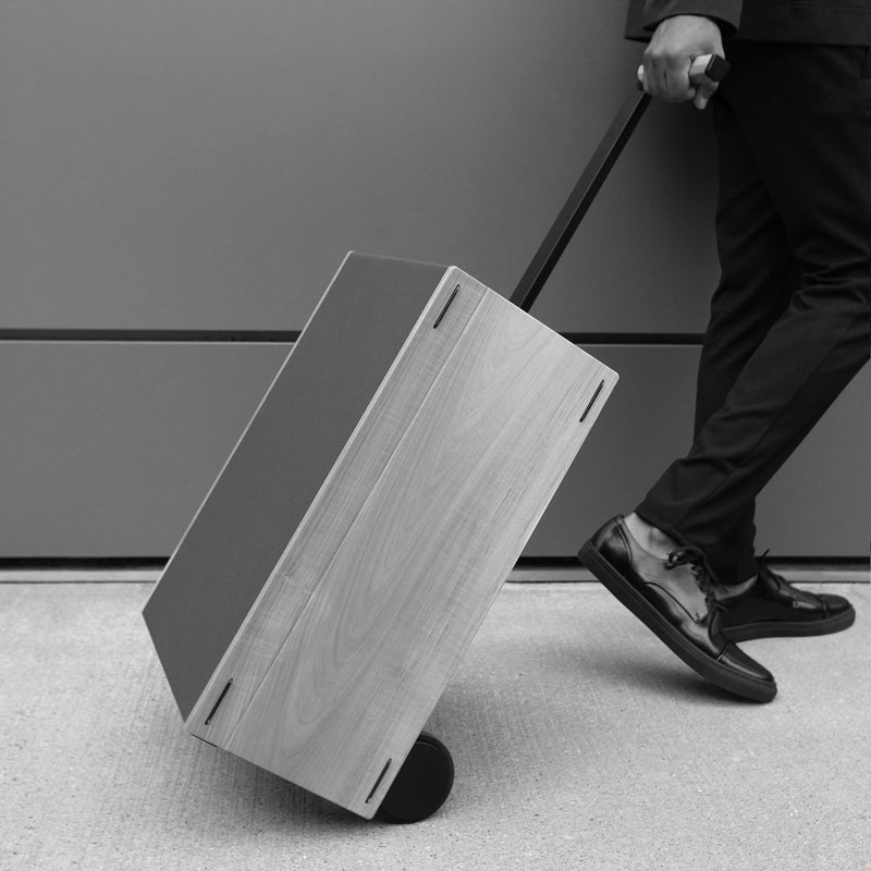 Charles Simon Bonaventure rolling suitcase in marine lifestyle 2
