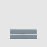 Charles Simon Moraine toiletry case in cloud grey front view