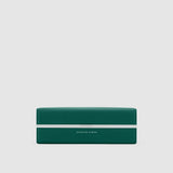 Charles Simon Moraine toiletry case in emerald front view