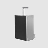 Charles Simon Bonaventure rolling suitcase in black 3/4 view